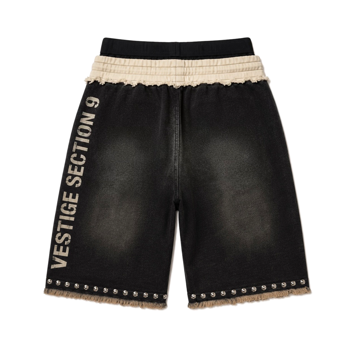 VESTIGE // SEC.9 — "PIECE 1" Distressed Shorts